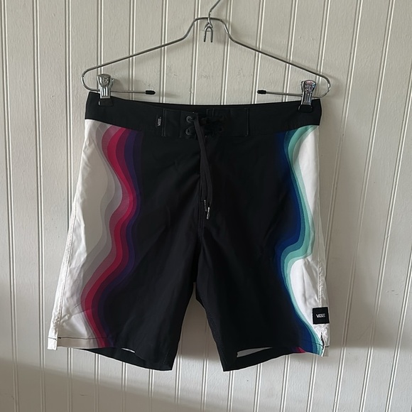 Like New! Vans Multicolor Swim Trunks sz 28 - Picture 3 of 11